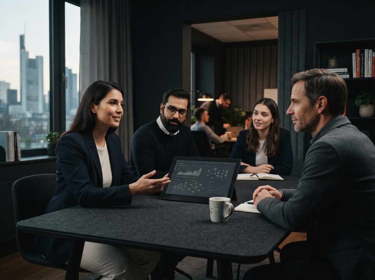 Felsoren KI Team bei der Arbeit an datenbasierten Anlagestrategien